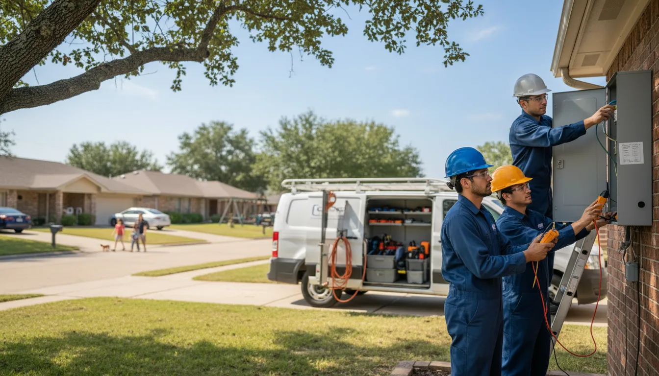 Certified electrician providing emergency electrical services in Waldron, IN